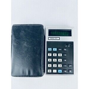 Vintage Royal 90 S Model Calculator Made In Japan Retro With Case - Rare - Read!